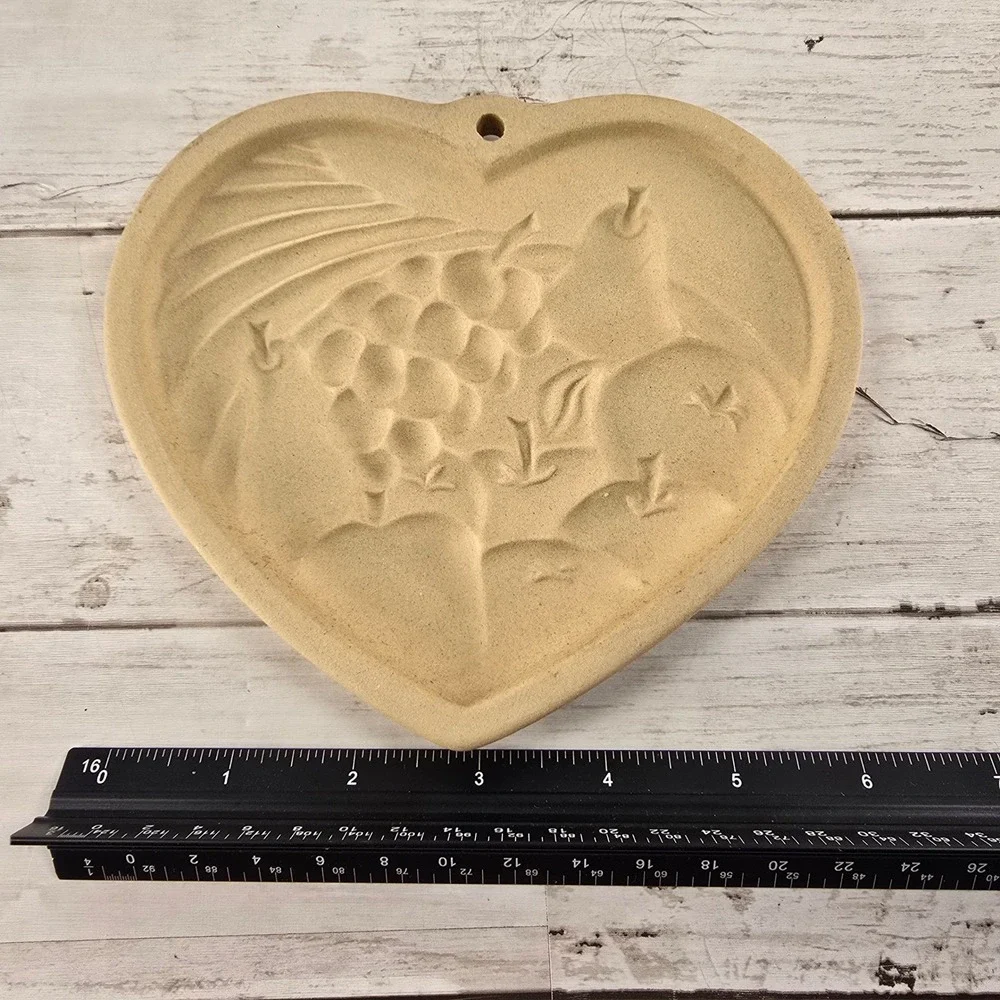 Vintage‎ The Pampered Chef Heart of Plenty Stoneware 1995 USA Heart